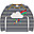 Switch Bobby Applique Top - Indigo Breton & Rainbow - Chase the Rainbow - Organic Cotton Switch Bobby Applique Top - Indigo Breton & Rainbow - Chase the Rainbow - Organic Cotton