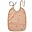 Waterproof Lai Bib with Pocket - Sunset and Apple blossom mix - 100% Recycled Materials Waterproof Lai Bib with Pocket - Sunset and Apple blossom mix - 100% Recycled Materials