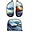 Set of 3 Zippies for Prime Set - Cars - Customize Your Backpack! Set of 3 Zippies for Prime Set - Cars - Customize Your Backpack!
