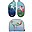 Set of 3 Zippies for Prime Set - Unicorn - Customize Your Backpack! Set of 3 Zippies for Prime Set - Unicorn - Customize Your Backpack!