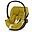 Cloud Z2 i-Size Plus Infant Car Seat - Mustard Yellow - 180° Rotating Mechanism