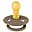 Colour Pacifier - Round Nipple in Latex - Dark Oak - BPA & PVC Free Colour Pacifier - Round Nipple in Latex - Dark Oak - BPA & PVC Free