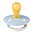 Colour Pacifier - Round Nipple in Latex - Island Sea - BPA & PVC Free Colour Pacifier - Round Nipple in Latex - Island Sea - BPA & PVC Free
