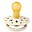 Boheme Pacifier - Round Nipple in Latex - Ivory - BPA & PVC Free Boheme Pacifier - Round Nipple in Latex - Ivory - BPA & PVC Free