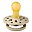 Boheme Pacifier - Round Nipple in Latex - Vanilla - BPA & PVC Free Boheme Pacifier - Round Nipple in Latex - Vanilla - BPA & PVC Free