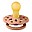 Boheme Pacifier - Round Nipple in Latex - Peach - BPA & PVC Free Boheme Pacifier - Round Nipple in Latex - Peach - BPA & PVC Free