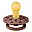 Boheme Pacifier - Round Nipple in Latex - Woodchuck - BPA & PVC Free Boheme Pacifier - Round Nipple in Latex - Woodchuck - BPA & PVC Free