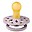 Boheme Pacifier - Round Nipple in Latex - Dusky Lilac - BPA & PVC Free
