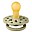 Boheme Pacifier - Round Nipple in Latex - Khaki - BPA & PVC Free