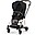 Mios3 Platinum Stroller - Rose Gold Frame and Deep Black Seat Pack