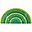 Rainbow Tunnel - 12 Pieces - 38 cm - Meadow Green Rainbow Tunnel - 12 Pieces - 38 cm - Meadow Green