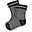 Mei Socks - Grey - Ribbed Stretch Cotton Mei Socks - Grey - Ribbed Stretch Cotton