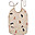Waterproof Lai Bib with Pocket - Miauw and Apple Blossom mix - 100% Recycled Materials Waterproof Lai Bib with Pocket - Miauw and Apple Blossom mix - 100% Recycled Materials