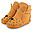 Kapi Classic Nubuck Leather Booties - Lion - for First Steps!