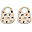 Pack of 2 Tilda Bibs - Miauw - Apple Blossom Mix - Silicone