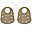 Pack of 2 Tilda Bibs - Dog - Oat Mix - Silicone Pack of 2 Tilda Bibs - Dog - Oat Mix - Silicone