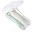 2 Ergonomic 2nd Age Spoons Set with Case - Silicone - Grey and Sage - Handy for Adults and Delicate for Children