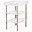 Chanching Table Wood - 73 x 55 x 100 cm - Natural/White