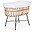 Rattan Cradle Metal Base with Mattress and Cover - Natural - 90 x 50 x 71 cm Rattan Cradle Metal Base with Mattress and Cover - Natural - 90 x 50 x 71 cm