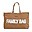 Family Bag Changing Bag 55 x 18 x 40 cm - Suede-Look with White Teddy Details - Includes Changing Mat! Family Bag Changing Bag 55 x 18 x 40 cm - Suede-Look with White Teddy Details - Includes Changing Mat!