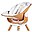 White Newborn Seat + Grey Cushion - For Evosit and Lambda Chair White Newborn Seat + Grey Cushion - For Evosit and Lambda Chair