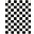 Chess Rug - Dark Grey - Natural Cotton - Little Chefs Collection - 120 x 160 cm