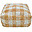 Vichy Pouf - White and Honey - Natural Cotton - Little Chefs Collection Vichy Pouf - White and Honey - Natural Cotton - Little Chefs Collection