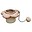 Cuo and Ball Toy Flower - Fantasy Garden - Pink - Diameter 9x10 cm