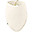 Bandana Bib - Ivory - 100% Organic Cotton