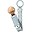 Paci Clip Pacifier Clip - Baby Blue and Ivory - 100%GOTS Organic Cotton!