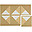 Playmat - Kyte Collection - Sandstone/Beige - 60x60 cm