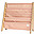 Montessori Book Rack - Clay - Recycled Polyester - 61x63x25,4 cm