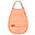 Waterproof Bib - Coral - with Pocket! Waterproof Bib - Coral - with Pocket!