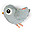 Birdee the Bird - Soft and Sweety - 24 x 18 cm - Light Blue Birdee the Bird - Soft and Sweety - 24 x 18 cm - Light Blue