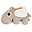Ozzo the Hippo - Soft and Sweety - 23 x 15 cm - Sand