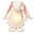 Bunny with Night Light and Pink Sounds - Blush Pink - GOTS and Oeko-Tex certified