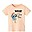 Ice Cream T-Shirt - Peach Nectar - 100% Cotton