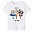 Ice Cream T-Shirt - White - 100% Cotton - with Detachable Appliques Ice Cream T-Shirt - White - 100% Cotton - with Detachable Appliques