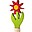 Decorative Figure for Birthday Ring Base - Aster - 7cm Decorative Figure for Birthday Ring Base - Aster - 7cm