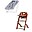 Evosit Evolutionary Highchair + Newborn Seat - Rust