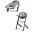 Evosit Evolutionary Highchair + Newborn Seat - Mint Evosit Evolutionary Highchair + Newborn Seat - Mint