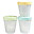 Set of 3 Food Portions 200 ml - Green/Blue/Yellow Lids - Silicone - Practical and Stackable Set of 3 Food Portions 200 ml - Green/Blue/Yellow Lids - Silicone - Practical and Stackable