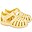 Velcro Sandals - Tobby - Solid - Vanilla - Flexible and Resistant - Made in Spain