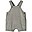 Overalls - Striped - Dried Sage - with Side Pockets - 100% Cotton