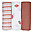 Set 3 Swaddle Blankets 69 x 69 cm - Strawberries - 100% Cotton