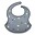 Bib - Wild Ocean - Food Grade Silicone - with Pocket Bib - Wild Ocean - Food Grade Silicone - with Pocket