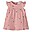 Dress with Ruffles - Bees Pattern - Rose Tan - 100% Cotton