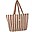 Portofino Beach Bag - Rusty Red Stripes - Organic Cotton Portofino Beach Bag - Rusty Red Stripes - Organic Cotton
