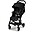 Beezy Stroller - Moon Black/Black - with One-Pull Harness