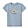 Animal Print T-Shirt - Dusty Blue - Organic Cotton